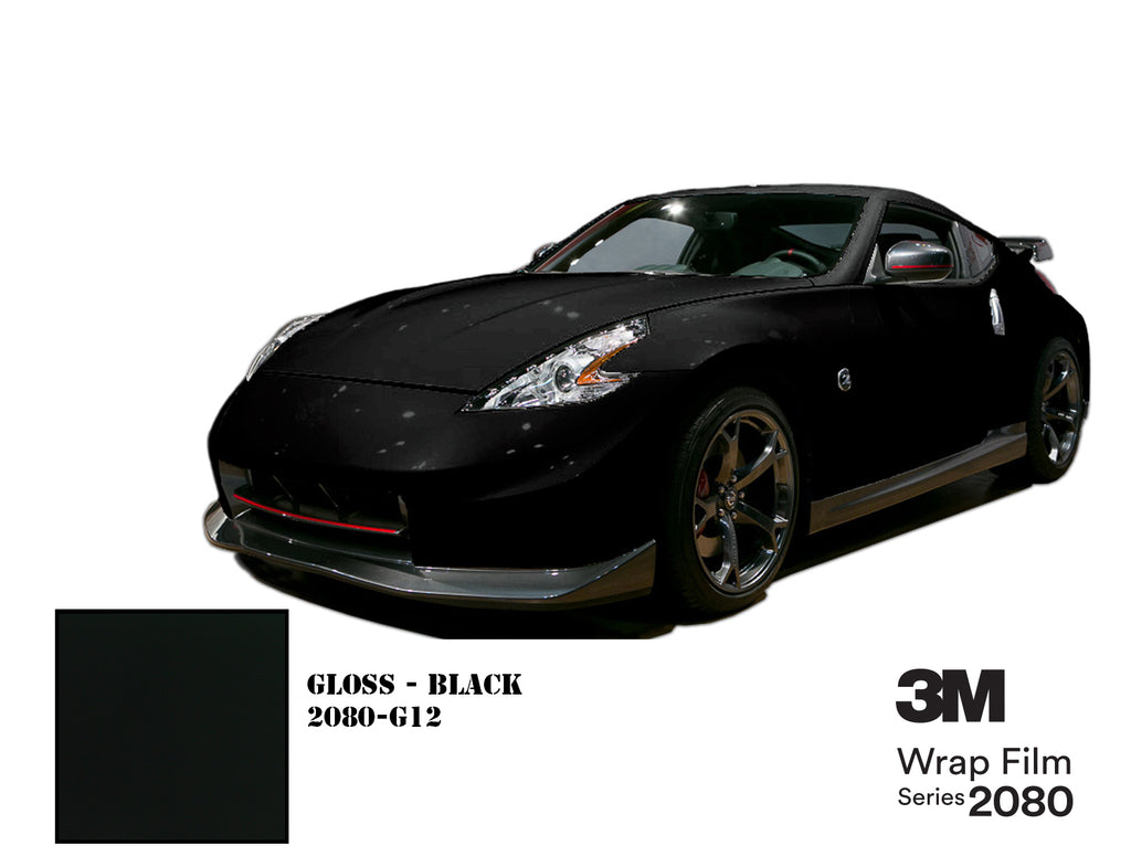 3M Wrap Film Series 2080 - Gloss Black