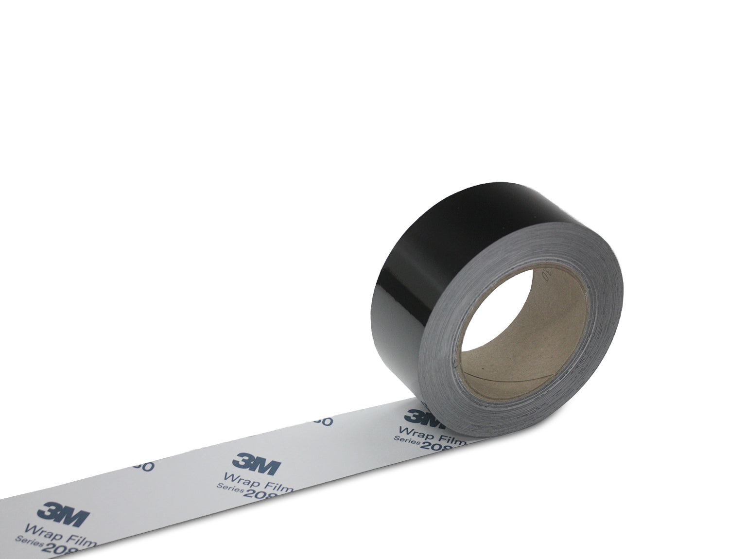 3M 2080 G12 Gloss Black Chrome Trim Delete Vinyl Car Wrap - 2in