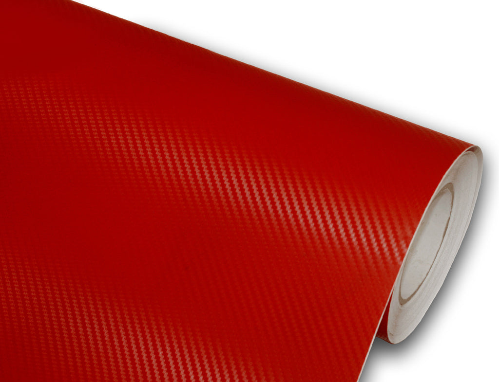 Econ Wrap Film Series - 3D Carbon Fiber Red - Hachi Auto