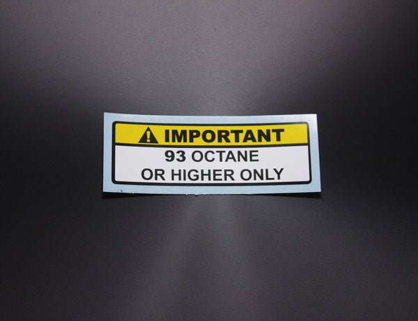 thumbnail image 2 of 93 OCTANE ONLY Fuel Door Vinyl Sticker Decal 2 of 11