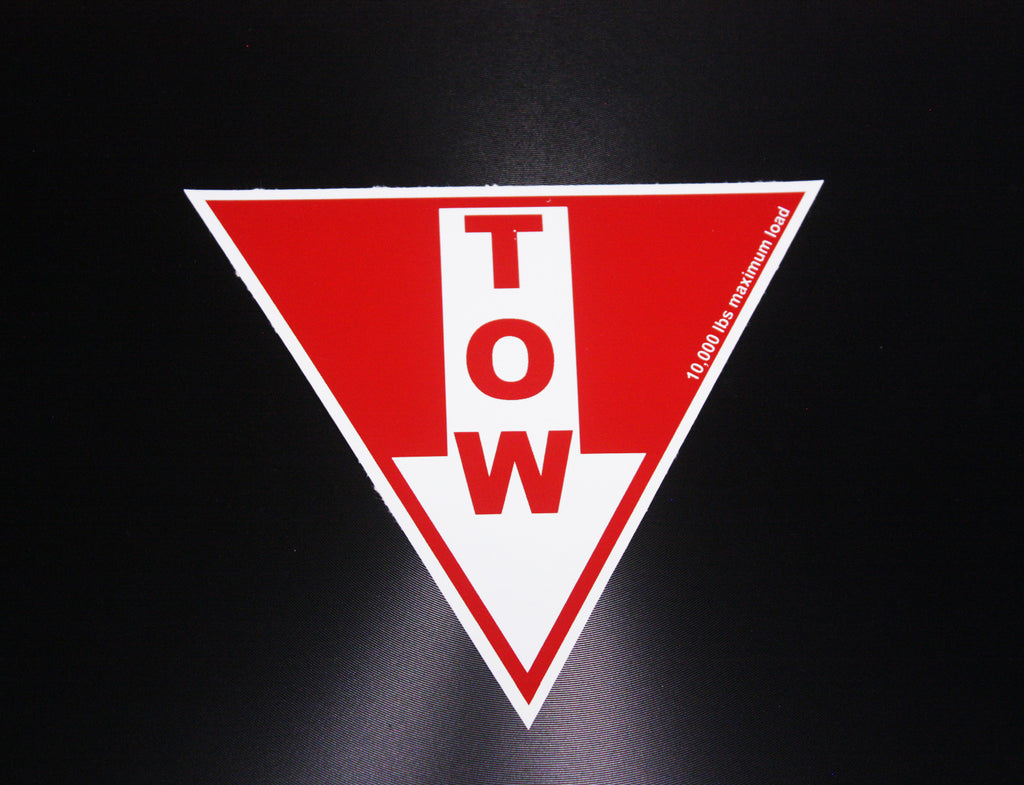 Car Decal / Sticker - Tow Sticker 10000lbs Capacity - Hachi Auto