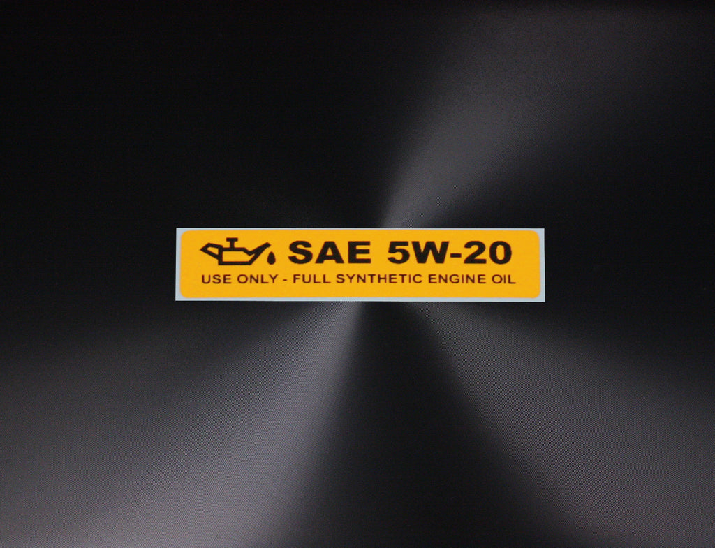 Car Decal / Sticker - Engine Oil Grade Indicator Sticker 5W20 - Hachi Auto