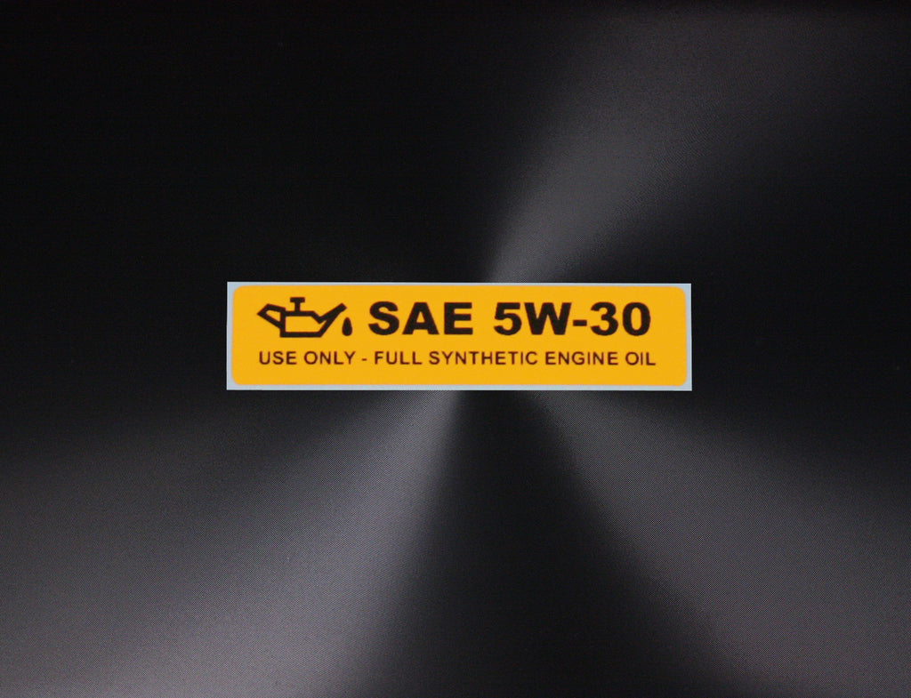 Car Decal / Sticker - Engine Oil Grade Indicator Sticker 5W30 - Hachi Auto