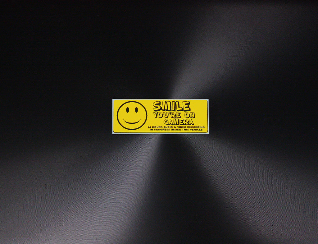 Car Decal / Sticker - Mini Camera Warning Sticker - Hachi Auto