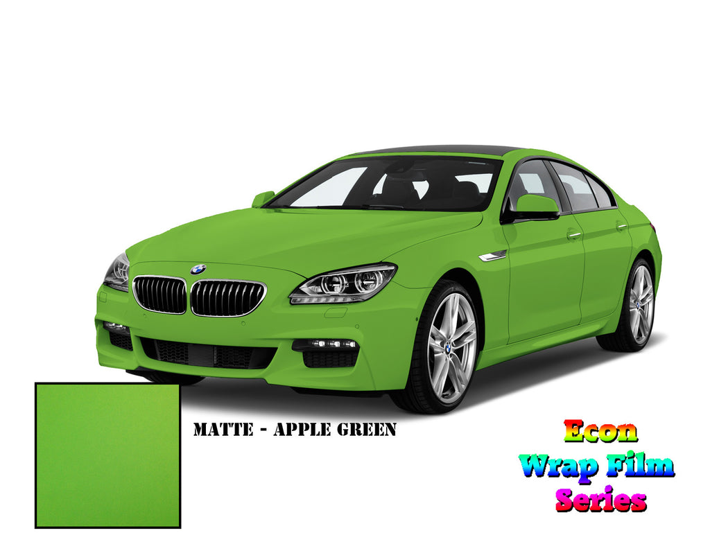 Econ Wrap Film Series - Matte Apple Green - Hachi Auto