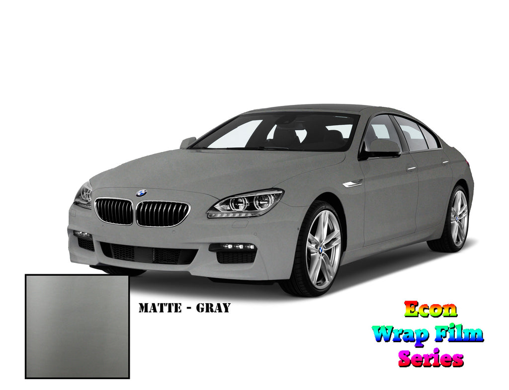 Econ Wrap Film Series - Matte Gray - Hachi Auto