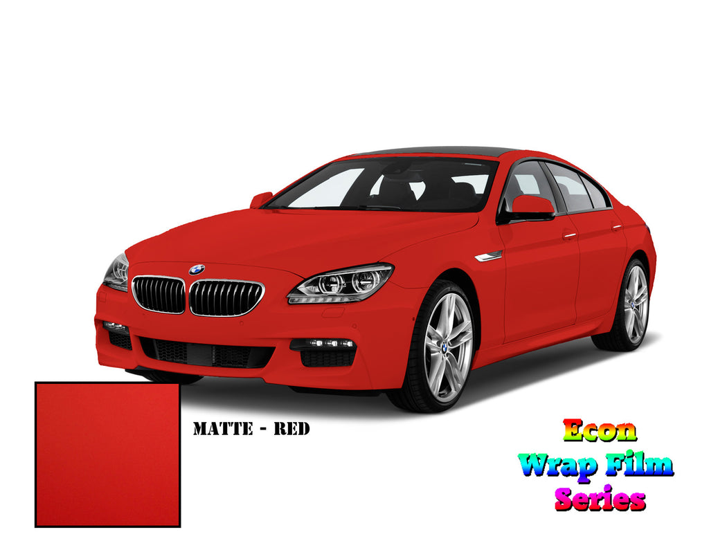 Econ Wrap Film Series - Matte Red - Hachi Auto