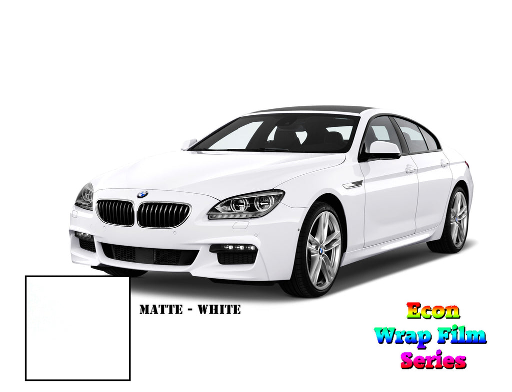 Econ Wrap Film Series - Matte White - Hachi Auto