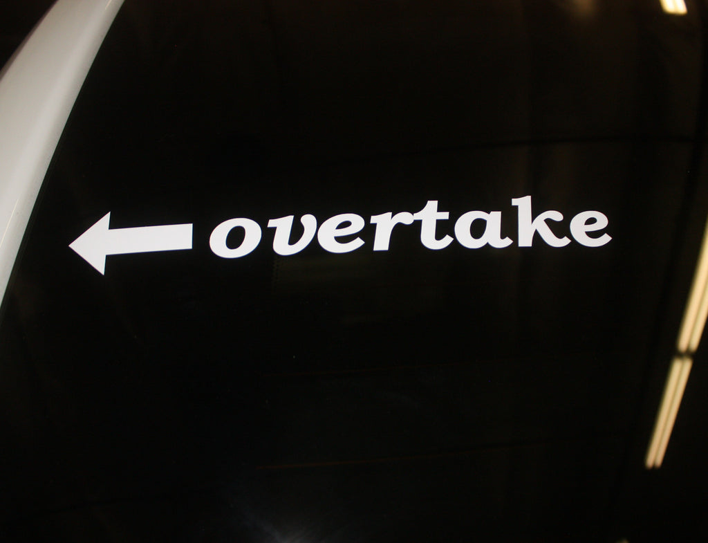 Car Decal / Sticker - OverTake - Hachi Auto