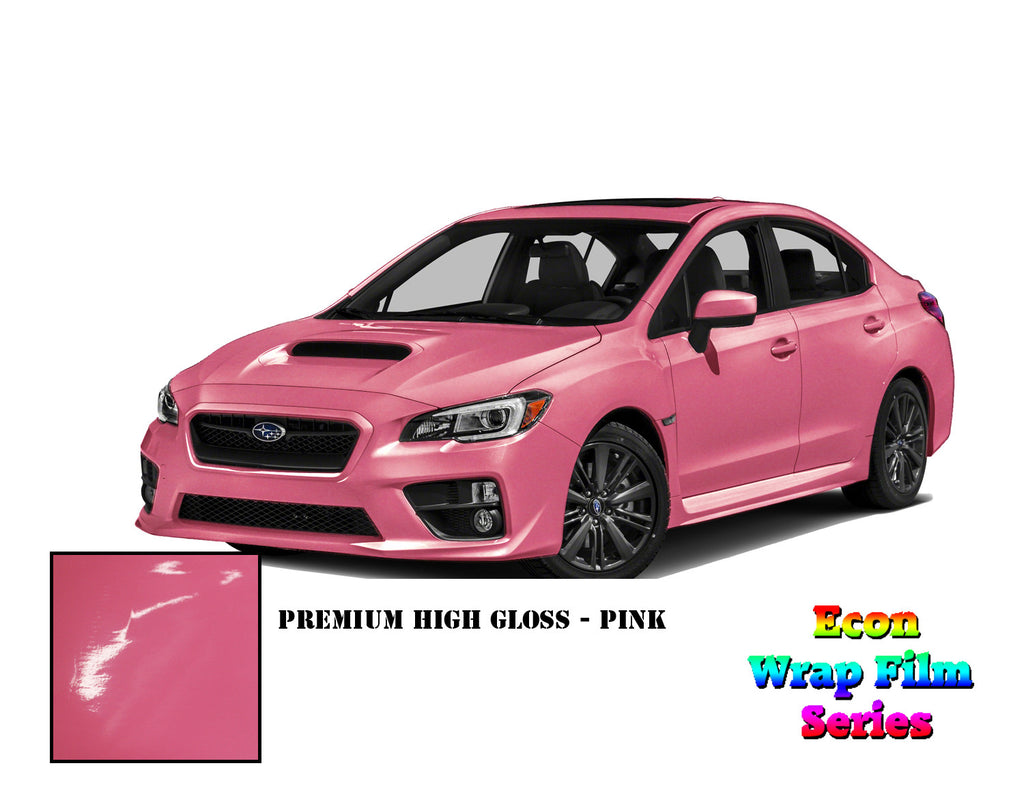 Econ Wrap Film Series - Premium High Gloss Pink - Hachi Auto