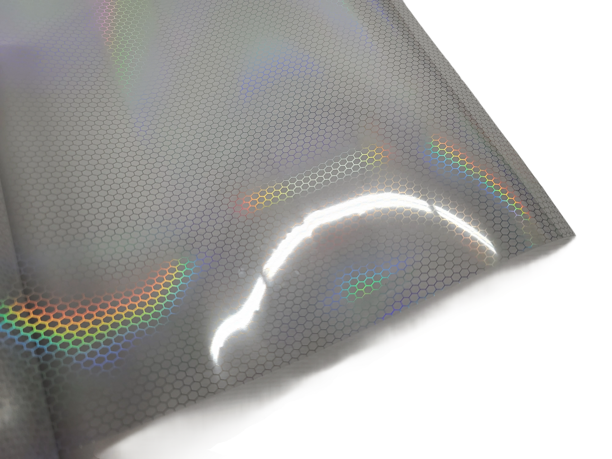 Honeycomb Light Tint Films - Clear Holographic
