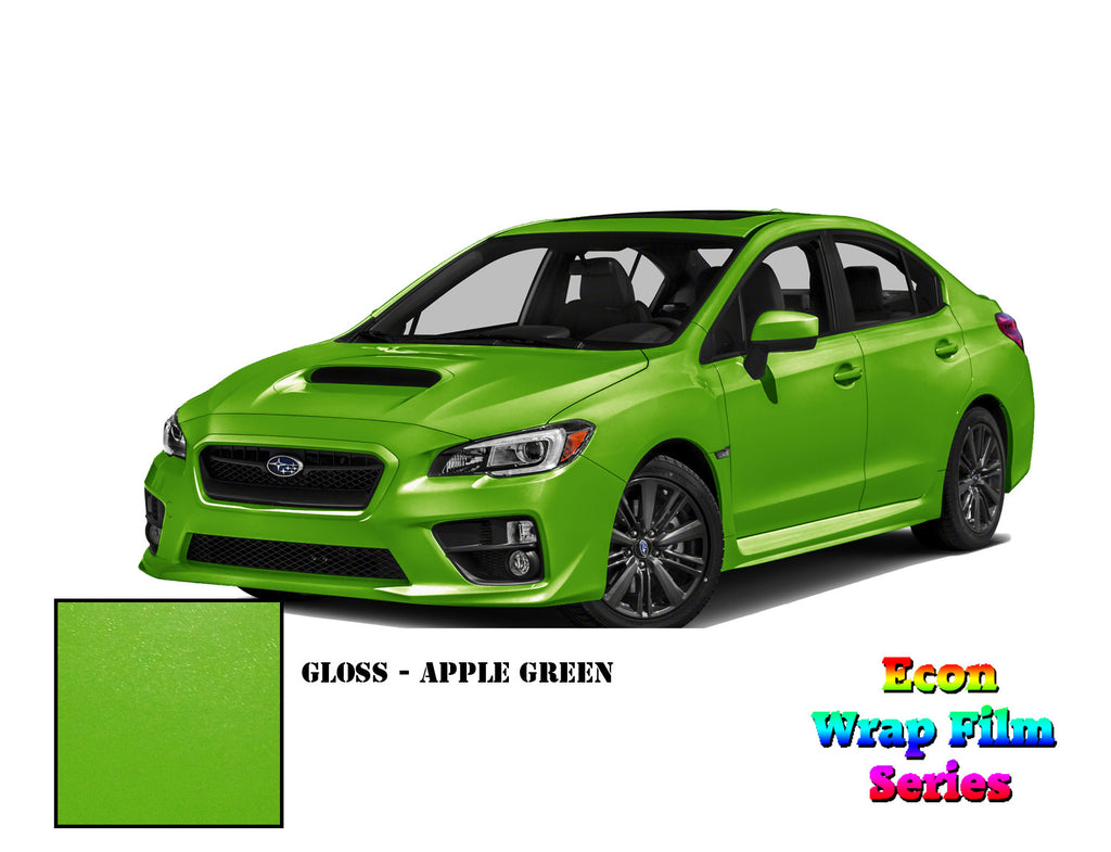 Econ Wrap Film Series - Gloss Apple Green - Hachi Auto