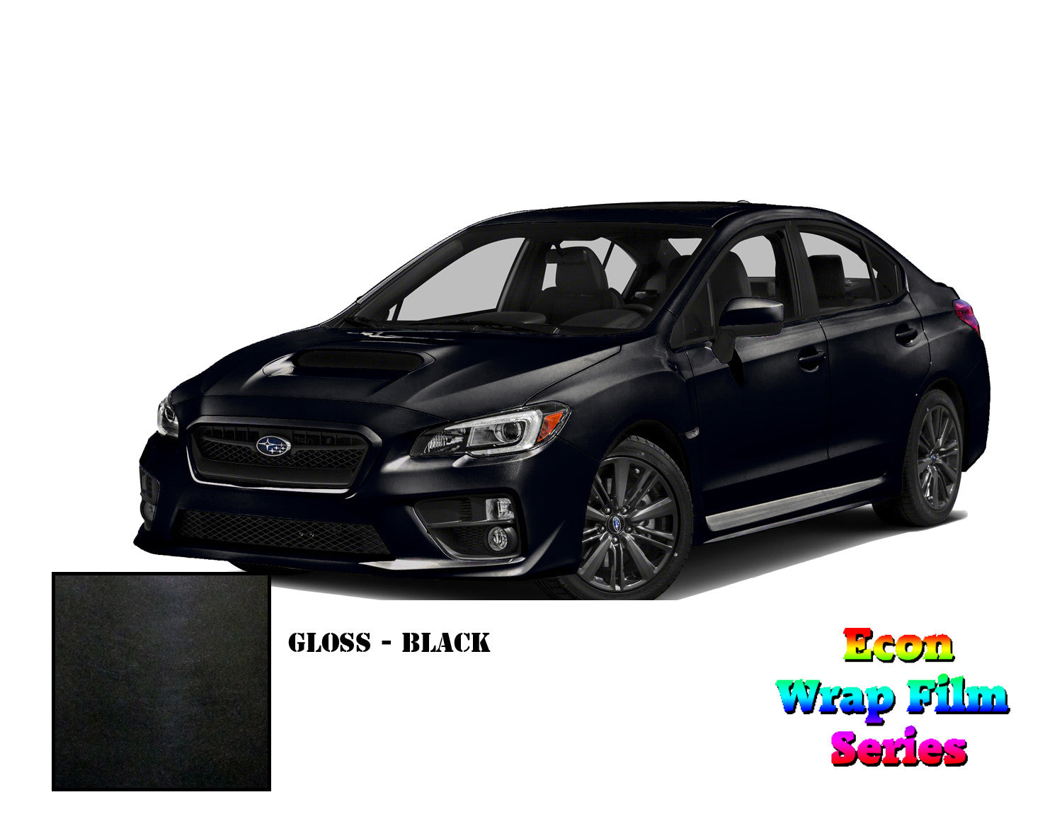 Econ Wrap Film Series - Gloss Black - Hachi Auto