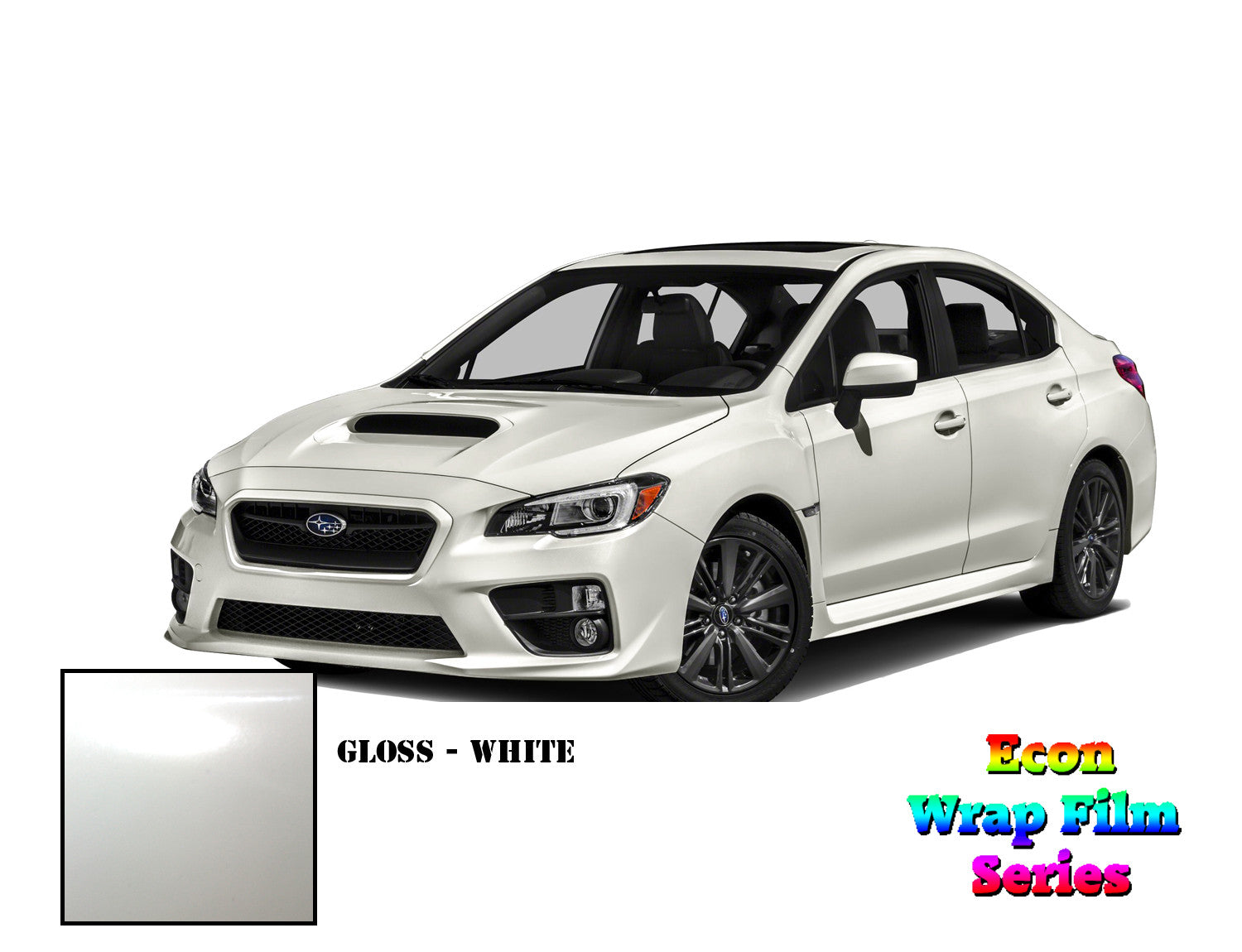 Econ Wrap Film Series - Gloss White - Hachi Auto