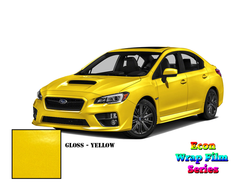 Econ Wrap Film Series - Gloss Yellow - Hachi Auto
