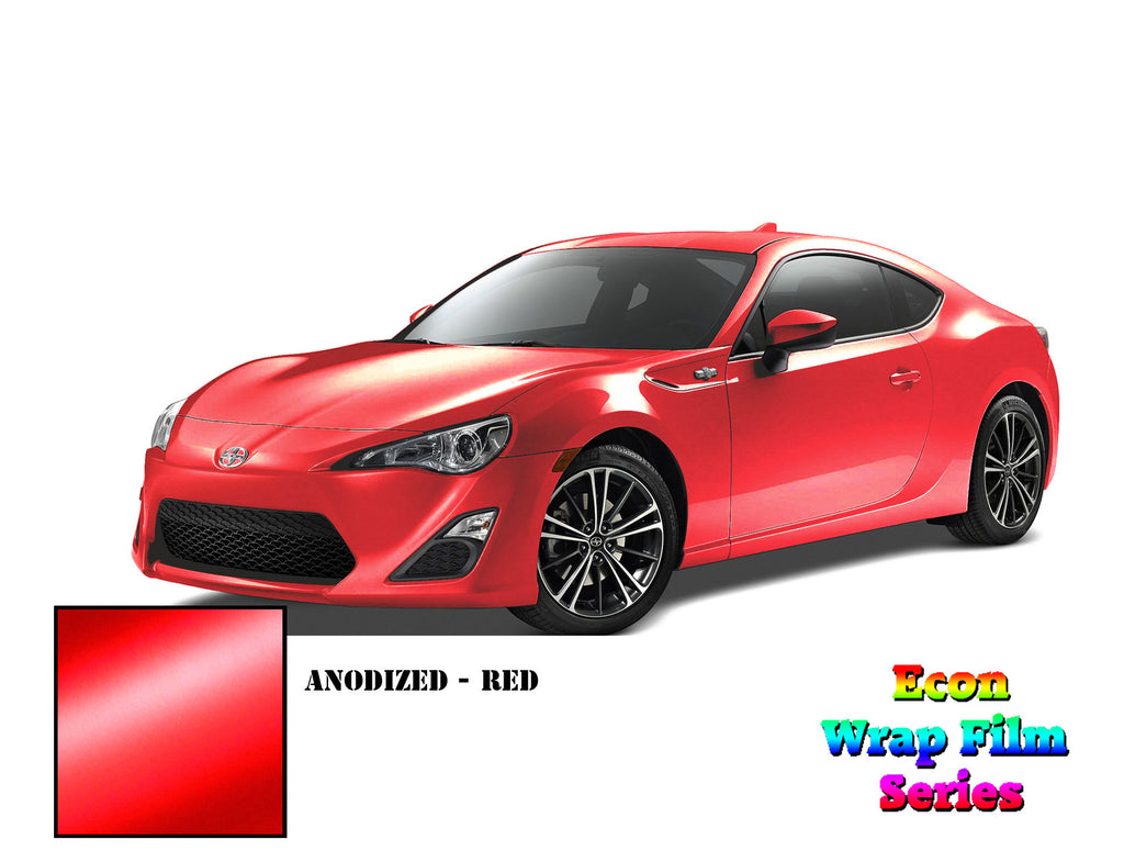 Econ Wrap Film Series - Anodized Red - Hachi Auto