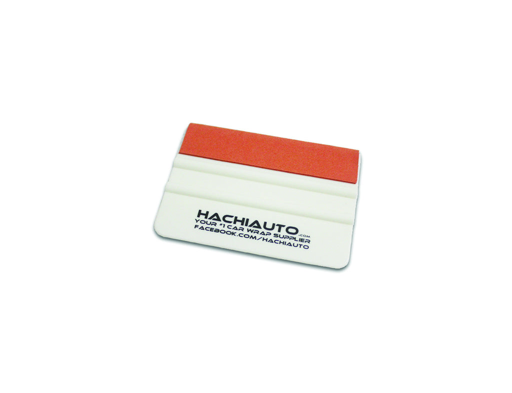White Squeegee with Suede Felt Edge - Hachi Auto